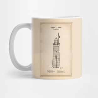 Minots Ledge Lighthouse - Massachusetts - SD Mug